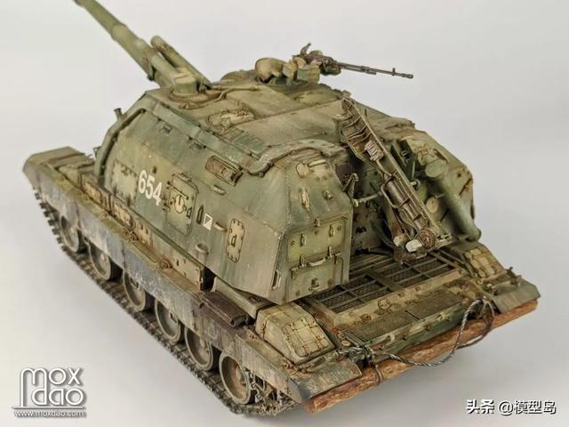 1352s19152mm自走炮模型作品