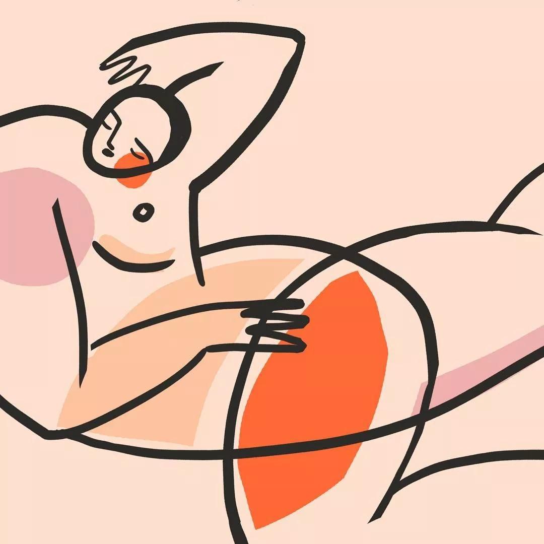 她画的"裸体"居然和毕加索有得一拼!看久了居然爱上了这种画风!