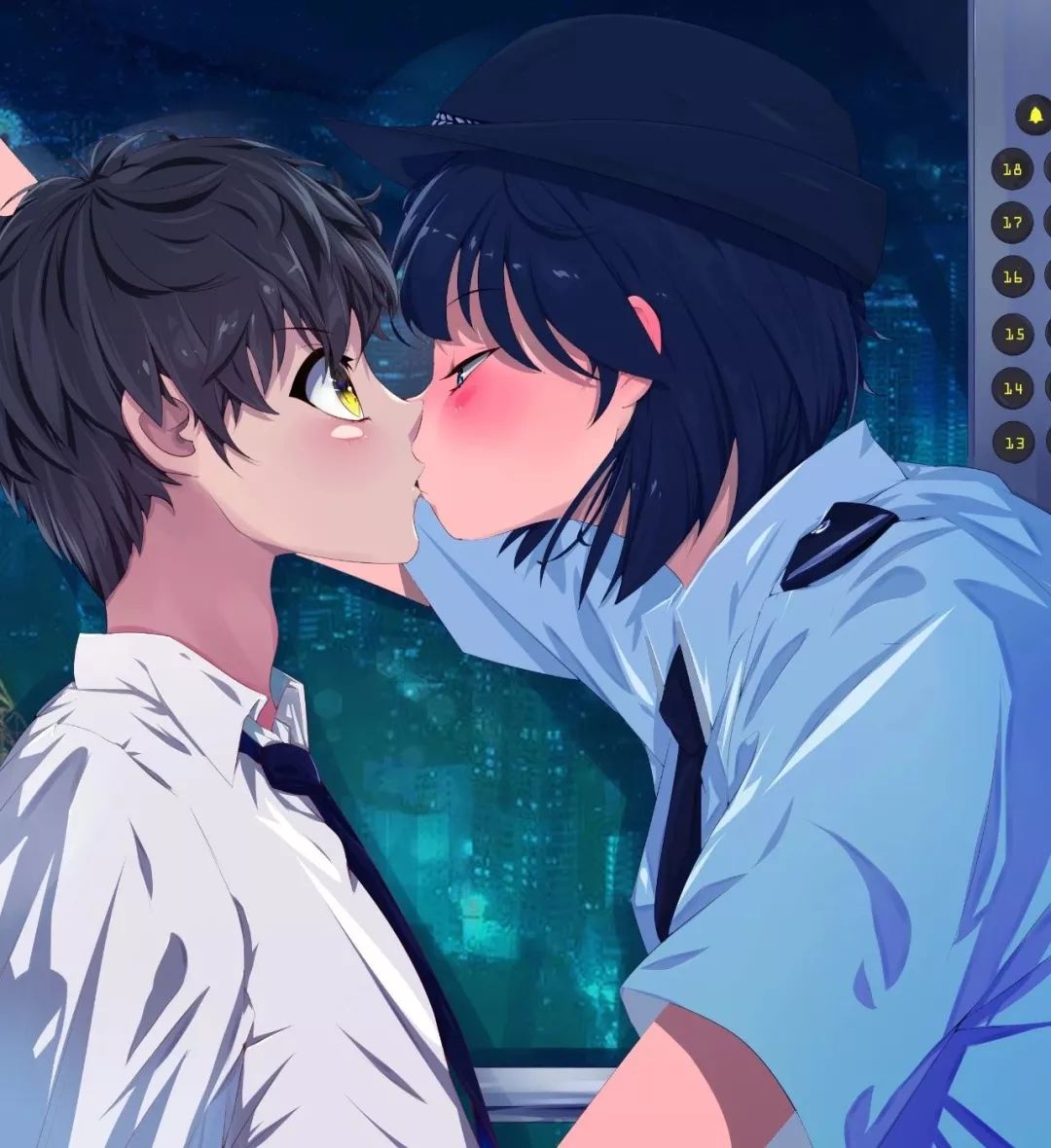 迷糊可爱女警察vs帅气温柔小哥哥"听说3栋2单元18楼那个做警察的女生