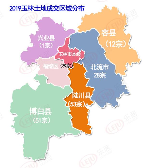 据统计,玉林市本级(包括福绵区)和北流,陆川,博白,容县和兴业等县份在