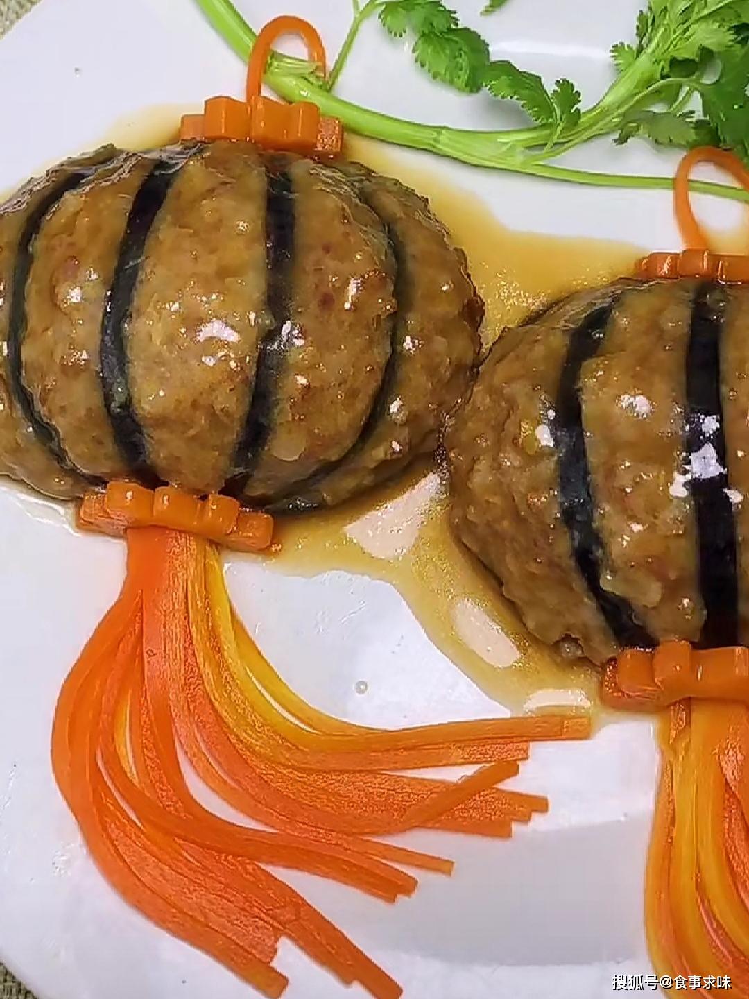 年夜饭餐桌上有这样一道菜,喜庆_灯笼
