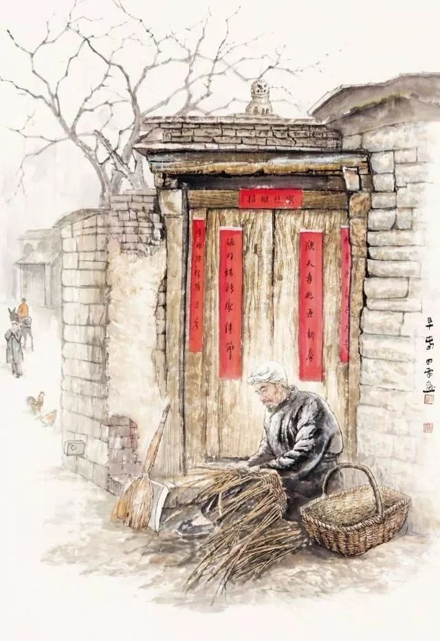 这画,一眼就能勾起你的乡愁!