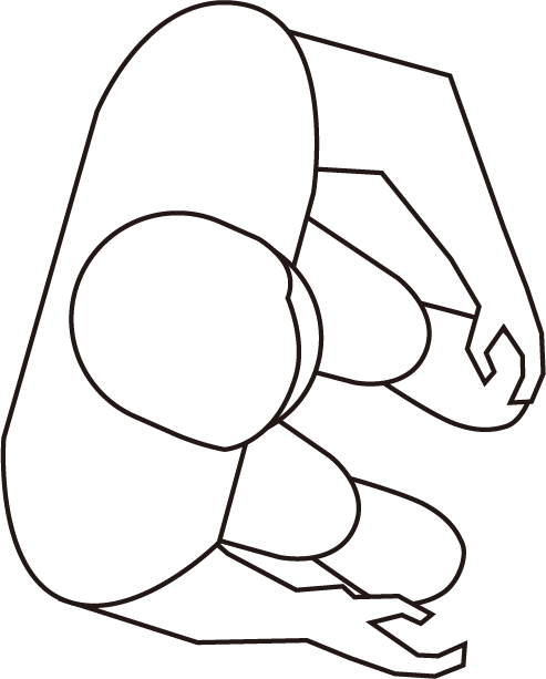 插画风带人物的顶视图怎么完成?