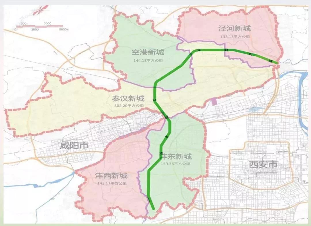 泾河新城的高光时刻沣泾大道主车道全线贯通