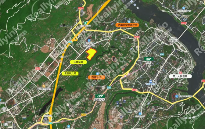 土拍预告北碚区北碚组团6602亩居住用地上线