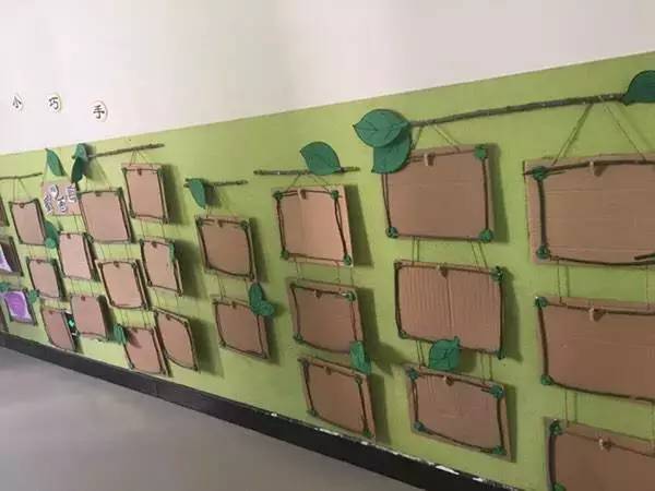 环创手工幼儿园硬纸板教室环创环保又有创意
