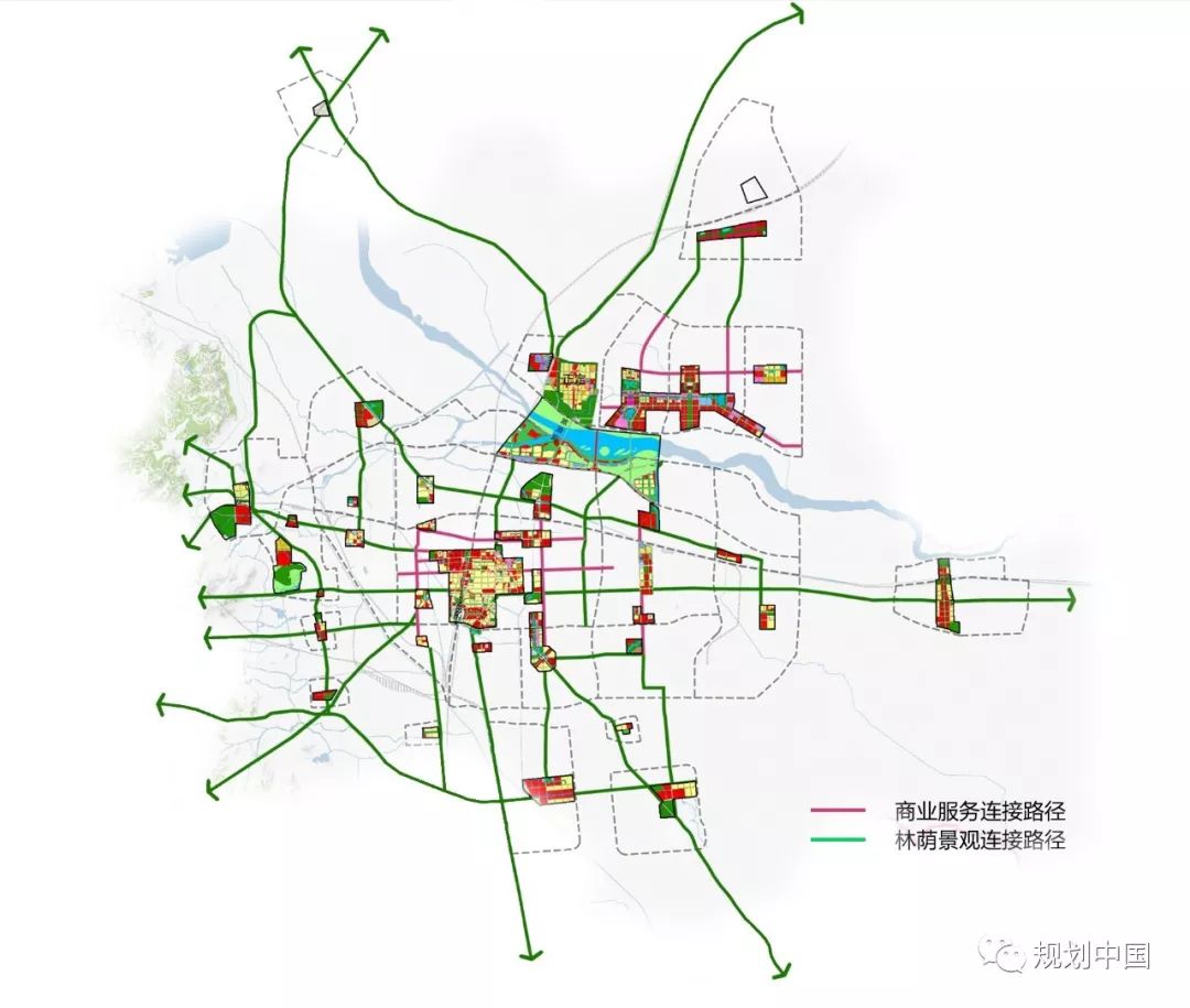 石家庄城市规划图高清图片