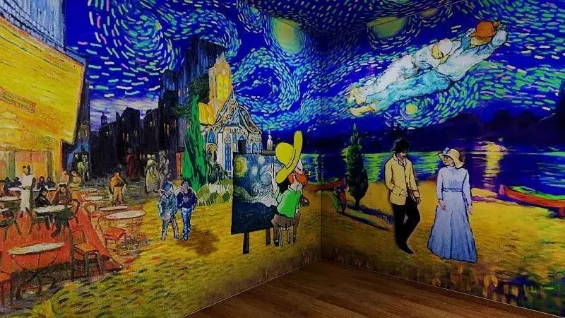 遇见梵高在成都梵高星空美术馆来一场感映艺术之旅