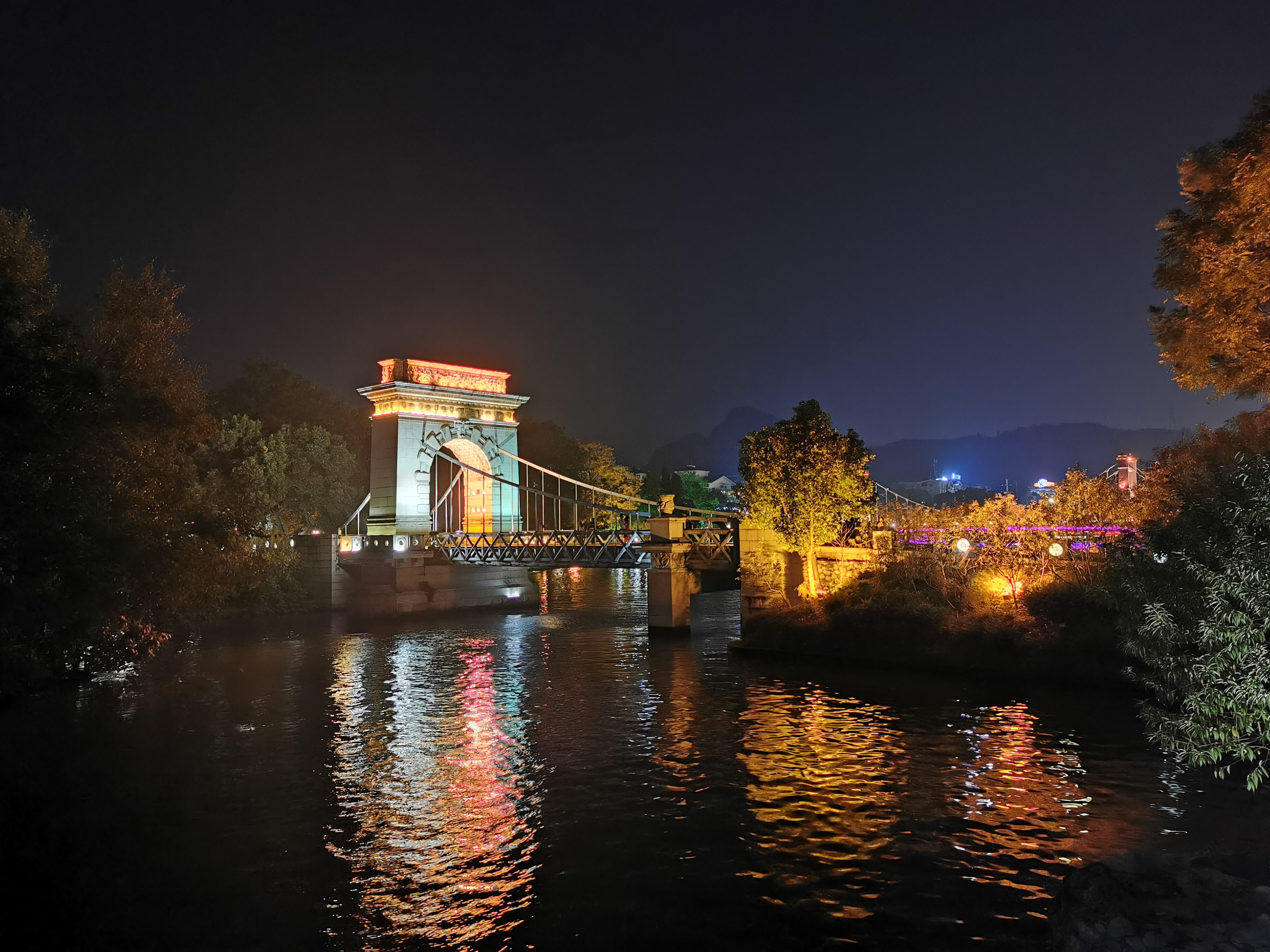 两江四湖夜景图片图片