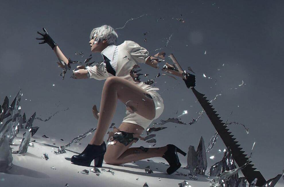 原创这cos绝了加特效以后简直跟原作中抠出来一样