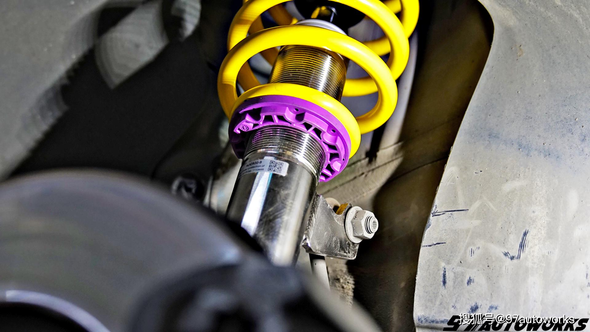 高尔夫7r旅行版改装kwv3绞牙避震器