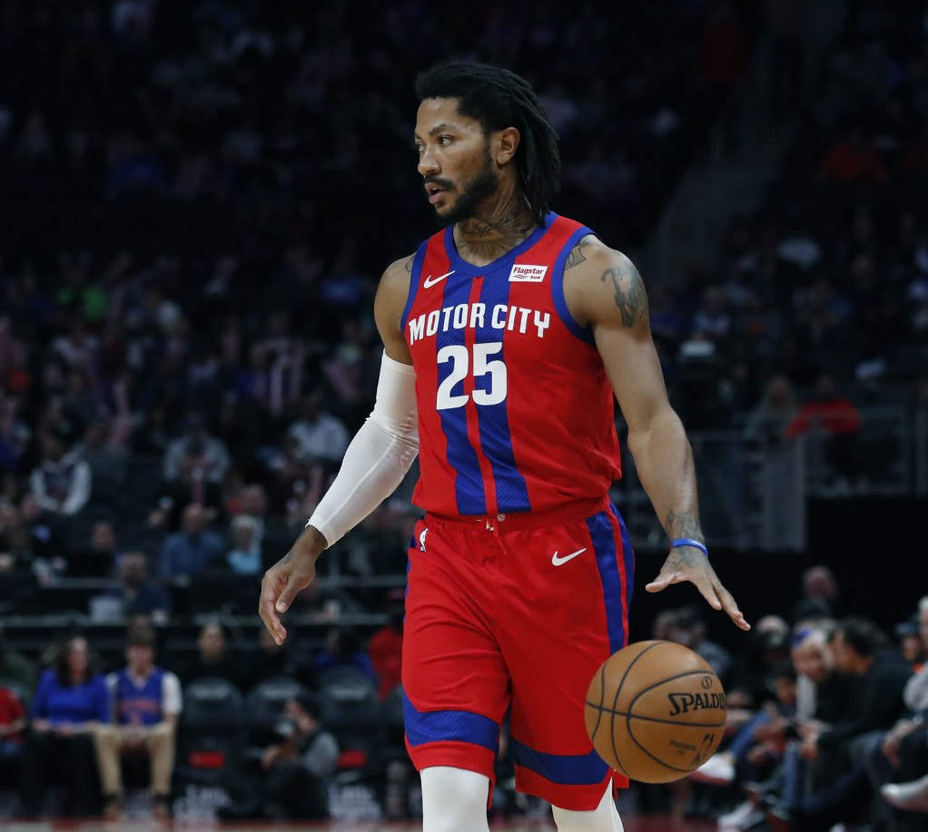 过去五场比赛,德里克-罗斯的得分都超过了20分,这对于活塞而言无疑是