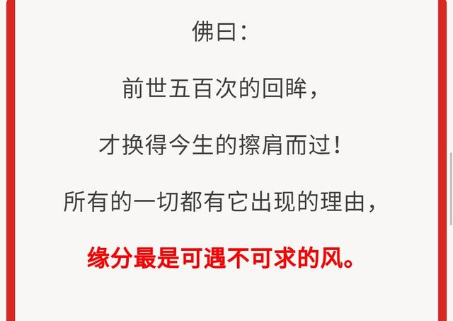 两个人相遇是缘,缘分,可遇不可求!