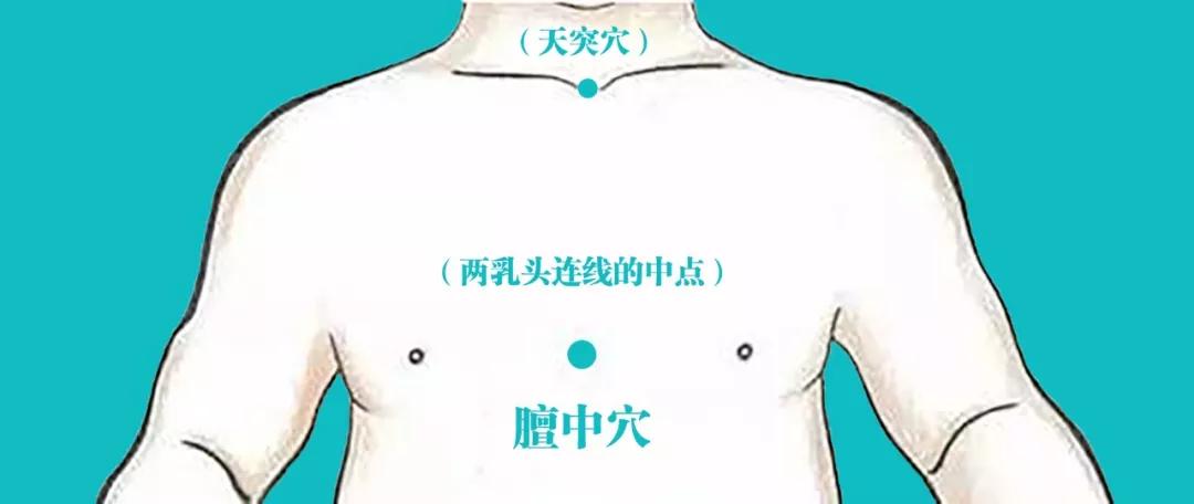 天突穴位 来自搜狐网