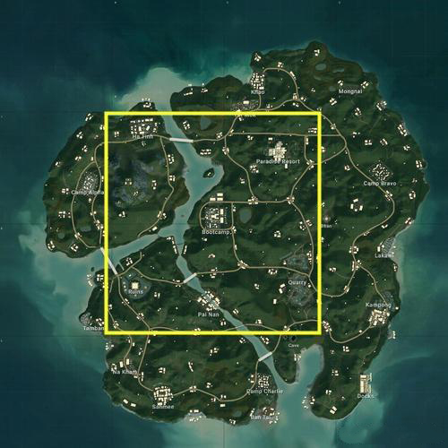 我们看看元祖的海岛地图,尺寸为8x8.