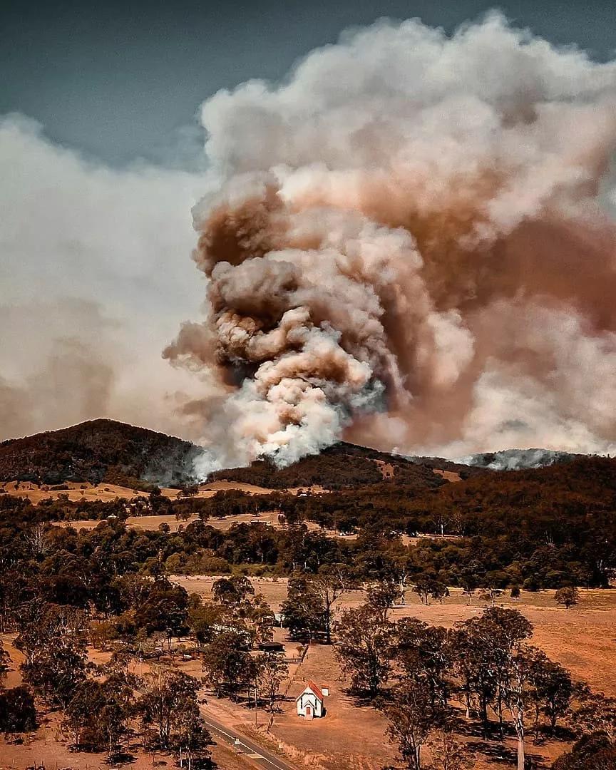 澳大利亚大火仍在燃烧