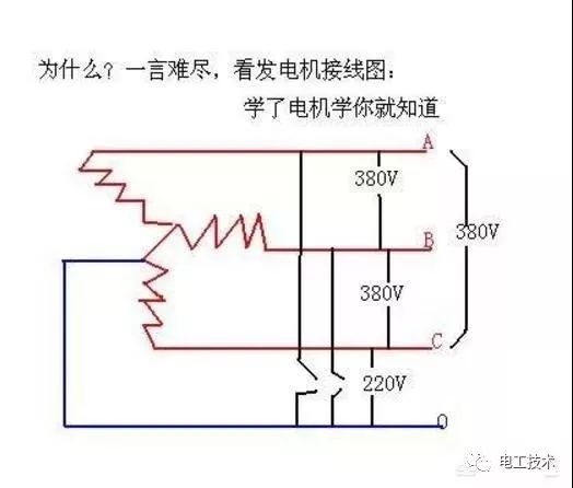 变频电机六根线接线图图片