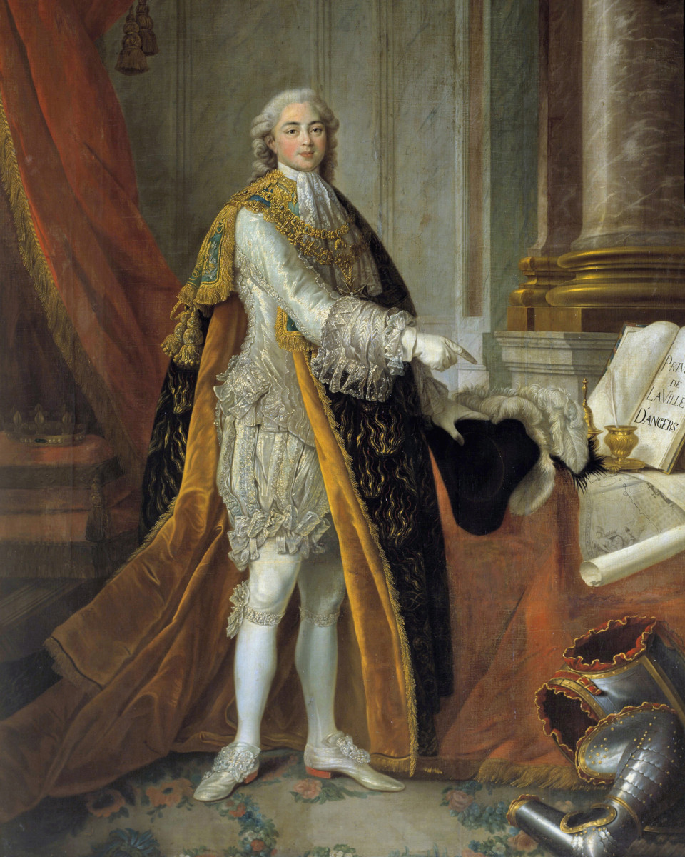 普罗旺斯伯爵路易十八1774年路易和玛丽·安托瓦内特登基后,他们无法
