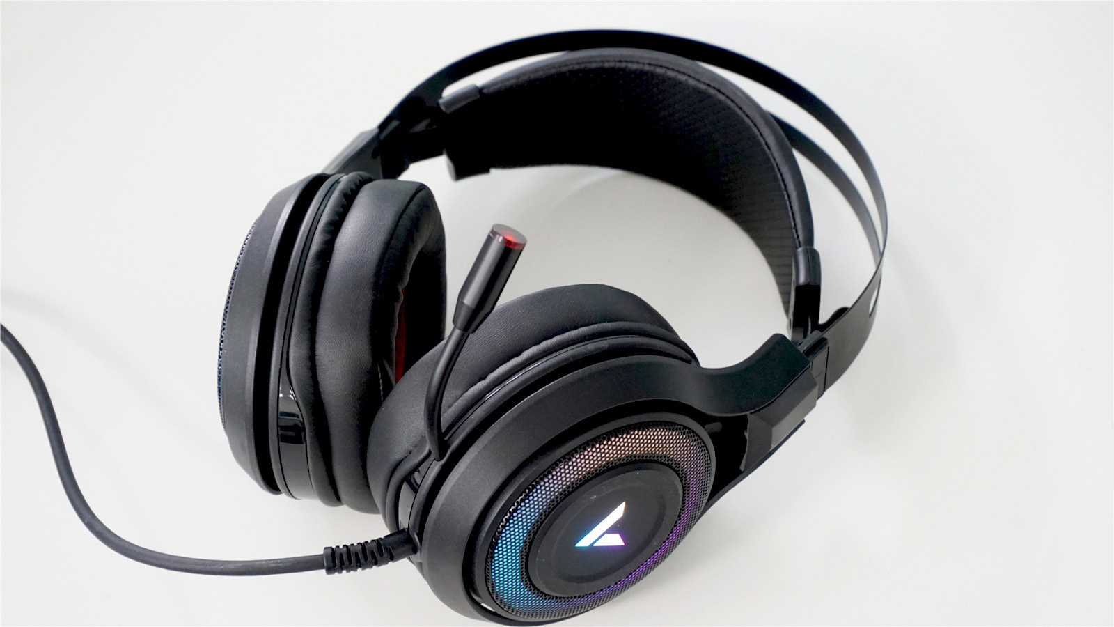 雷柏vh520游戏耳机体验169元有enc降噪rgb灯效魔音功能