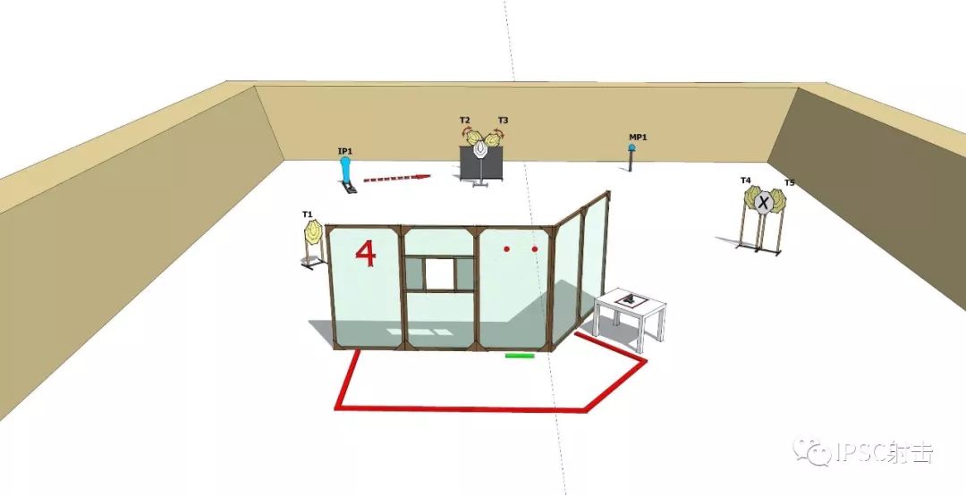 ipsc场地布置图片