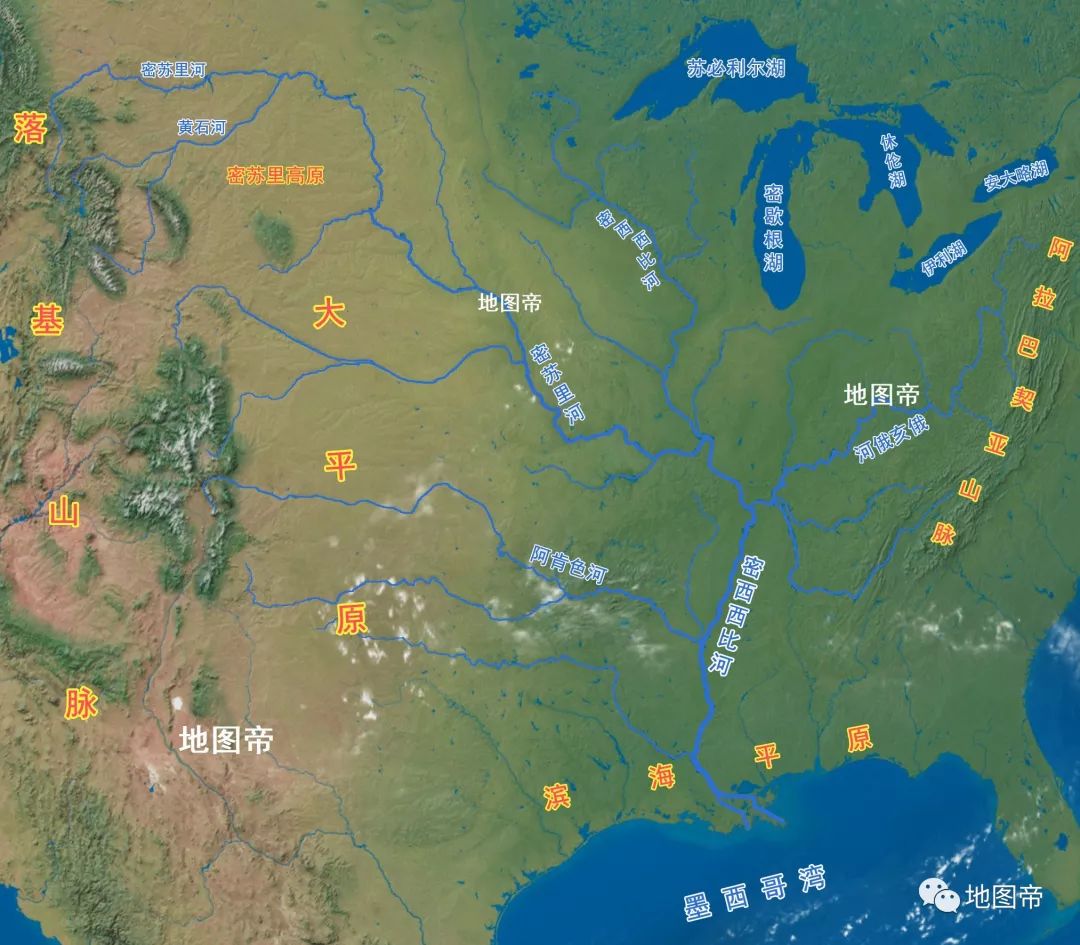 美国密西西比河流域为何没有长江这种城市经济带
