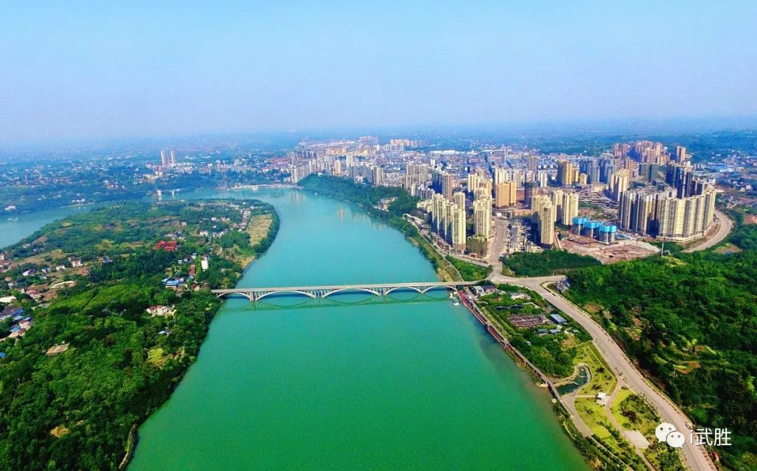 可以不出城郭而获江湾之美在武胜全域旅游在这里有了新内涵城是一个景