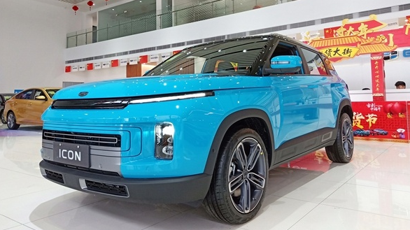 中国汽车时代新符号代表吉利icon到店实拍解读