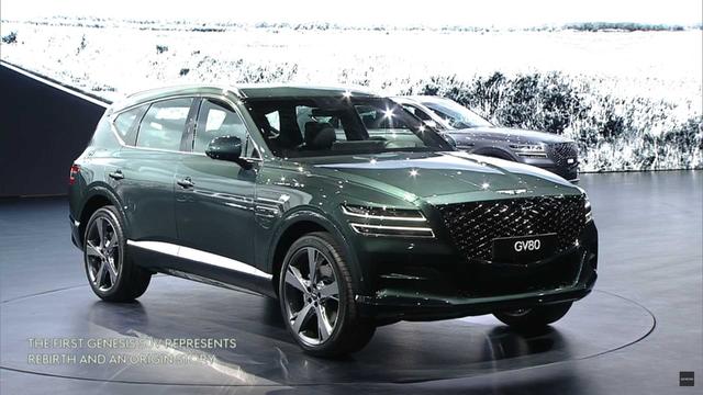 現代最強豪華suv genesis gv80登場