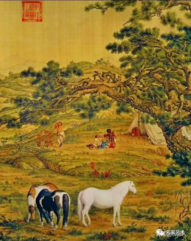 名品视界郎世宁百骏图