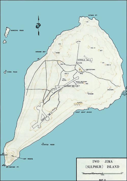 硫磺岛位于小笠原群岛南部,地理位置非常微妙.