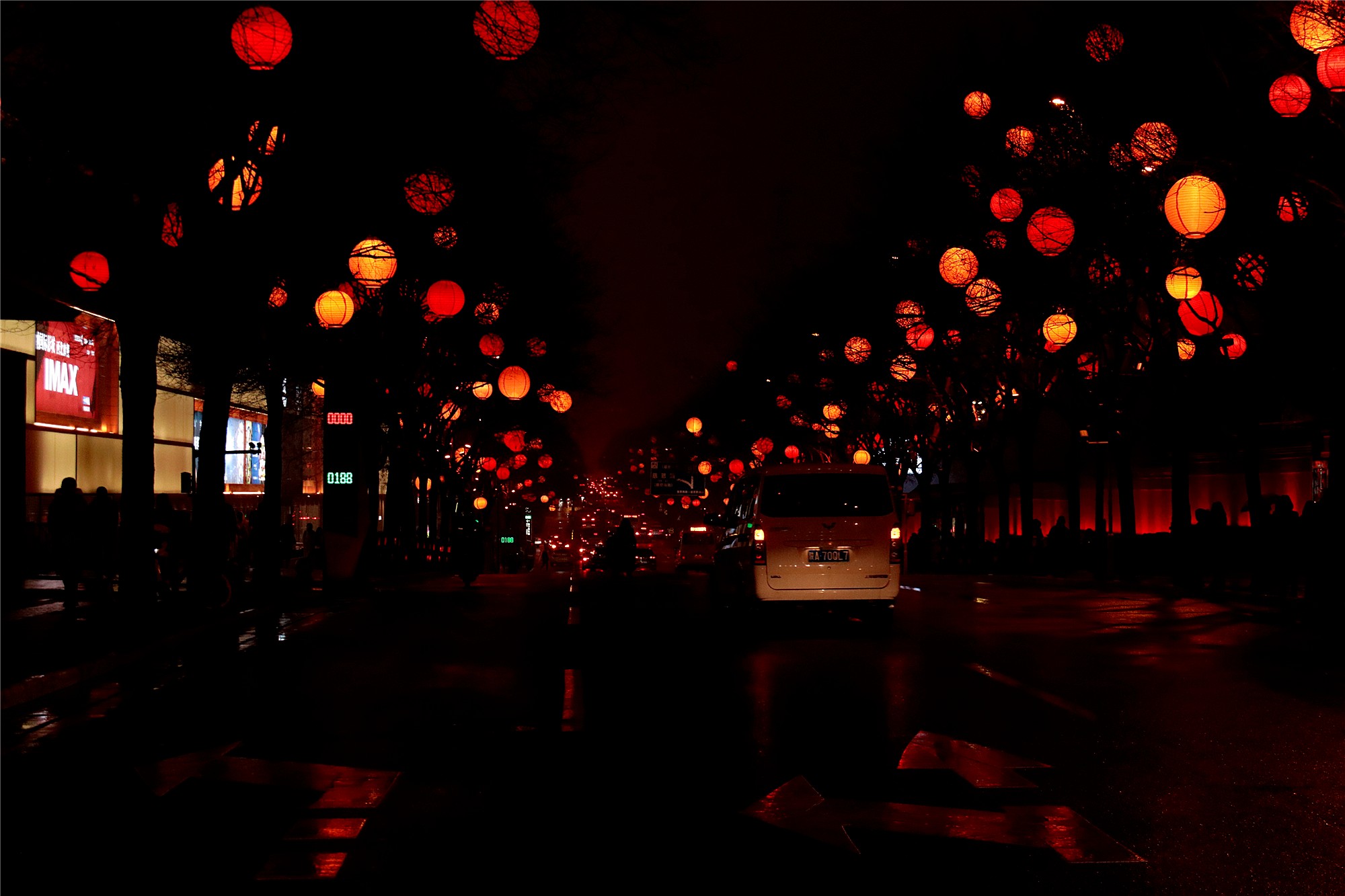 摄影:2020春节的西安街头_城市