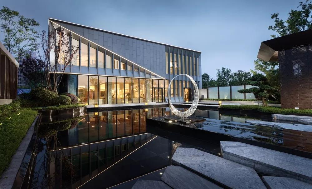 山水人居之精品丨中建·滨江星城售楼部展示区