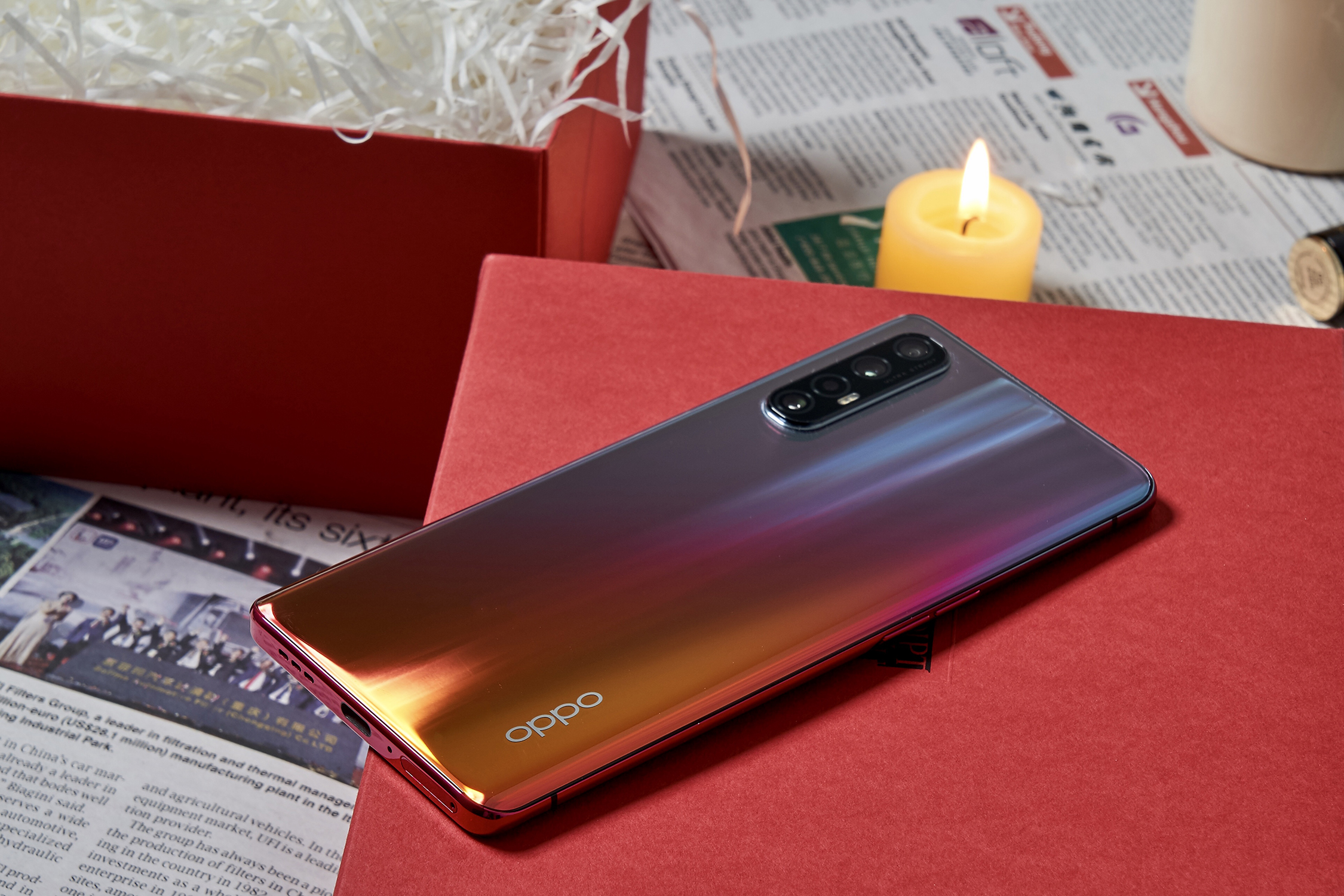 原創opporeno3pro圖賞雙模5g視頻超級雙防抖