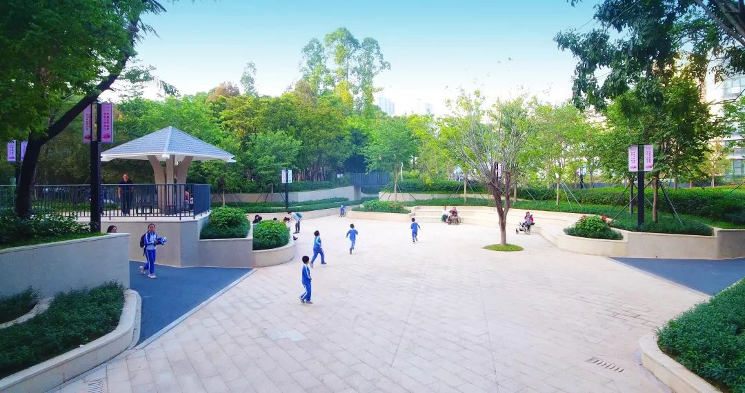美翻了景田北二街公园华丽升级家门口的社区公园又多一个