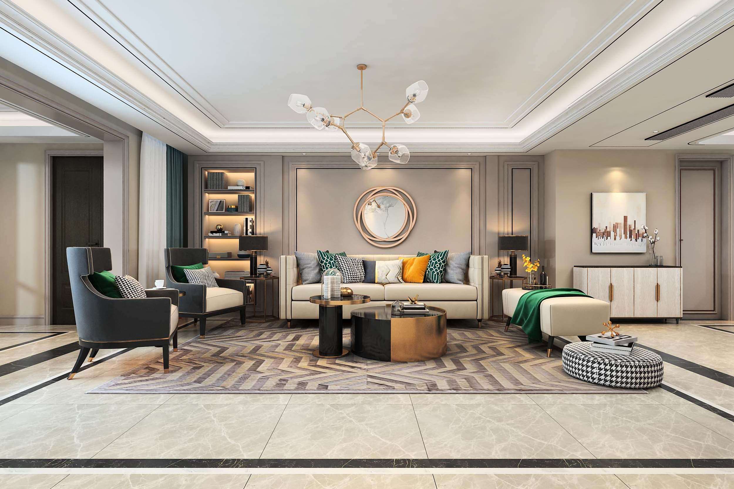 别墅室内设计是根据建筑的使用性质,环境和相应的