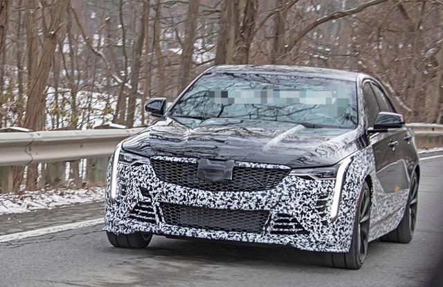 凯迪拉克ct4v谍照曝光464匹马力香不香