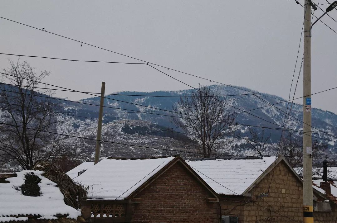 天气依旧很冷,山坡上还铺着未消融的积雪,我们驱车赶往峤山镇黄草坡村