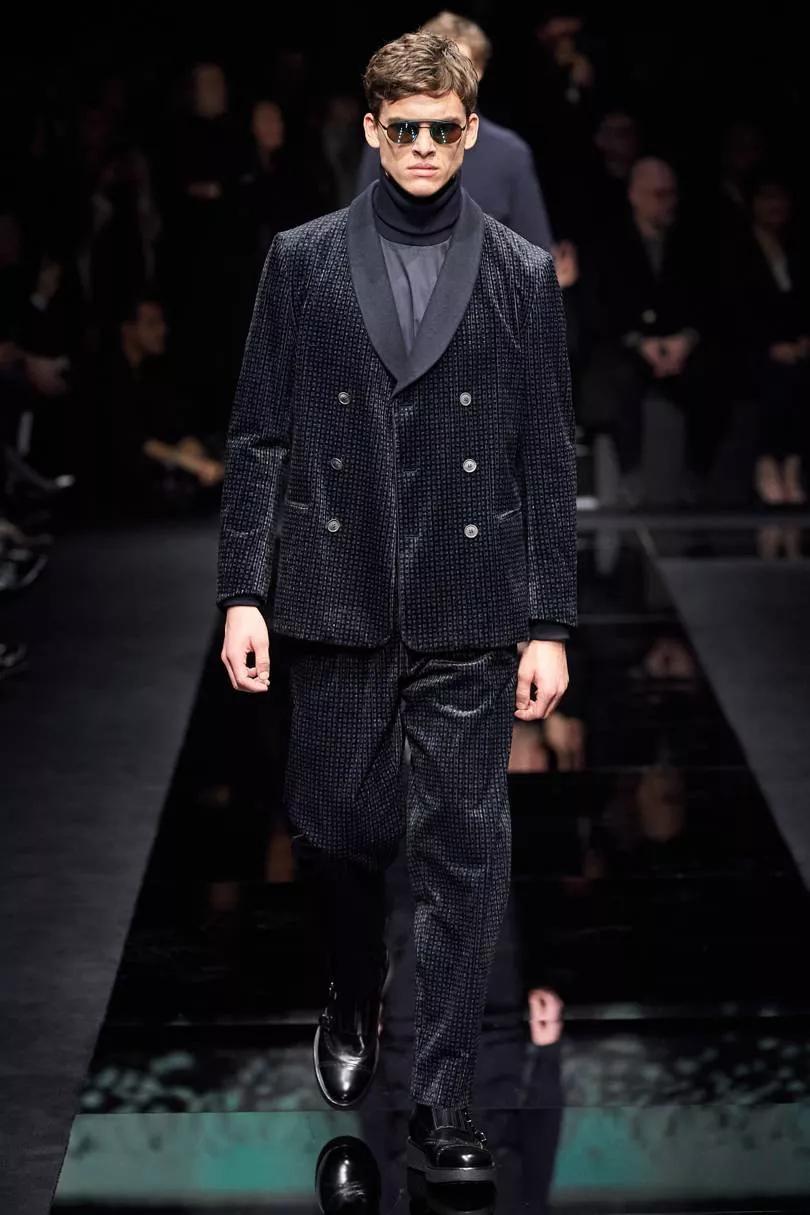 阿玛尼giorgioarmani2020秋冬男装秀