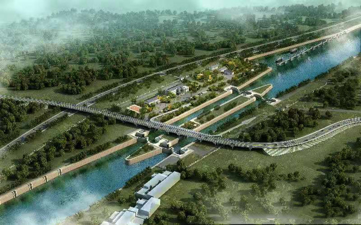 60天的辛勤奋战结硕果 前黄新船闸今日顺利通航