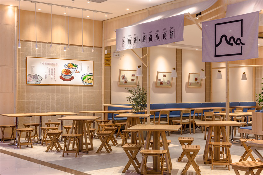 精品案例丨这样装修快餐店每天客户爆满