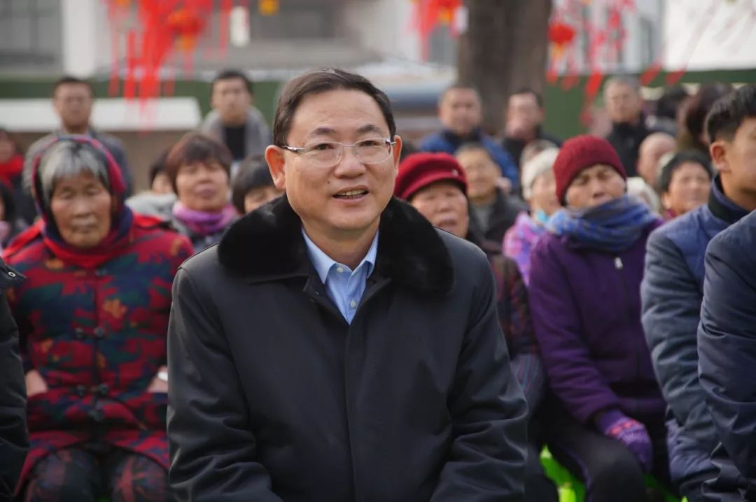 中共孟津县委书记杨劭春,孟津县委常委,副县长田道敏,孟津县委常委