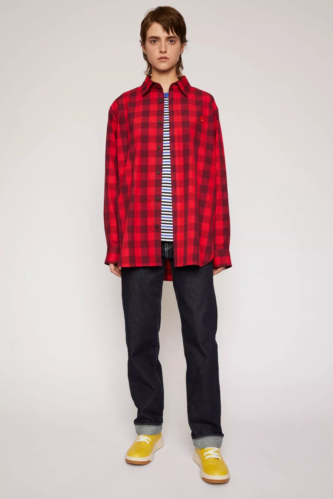 acne studio格子衬衫不再是以往it男的标配……现在已经是黑泡人士的