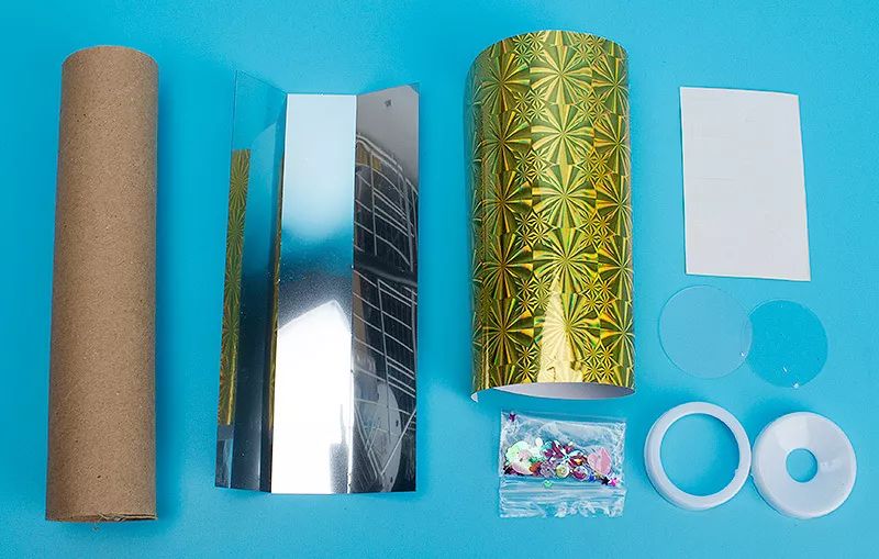 比看电视更有趣,5步带娃做个"镜中花"_万花筒