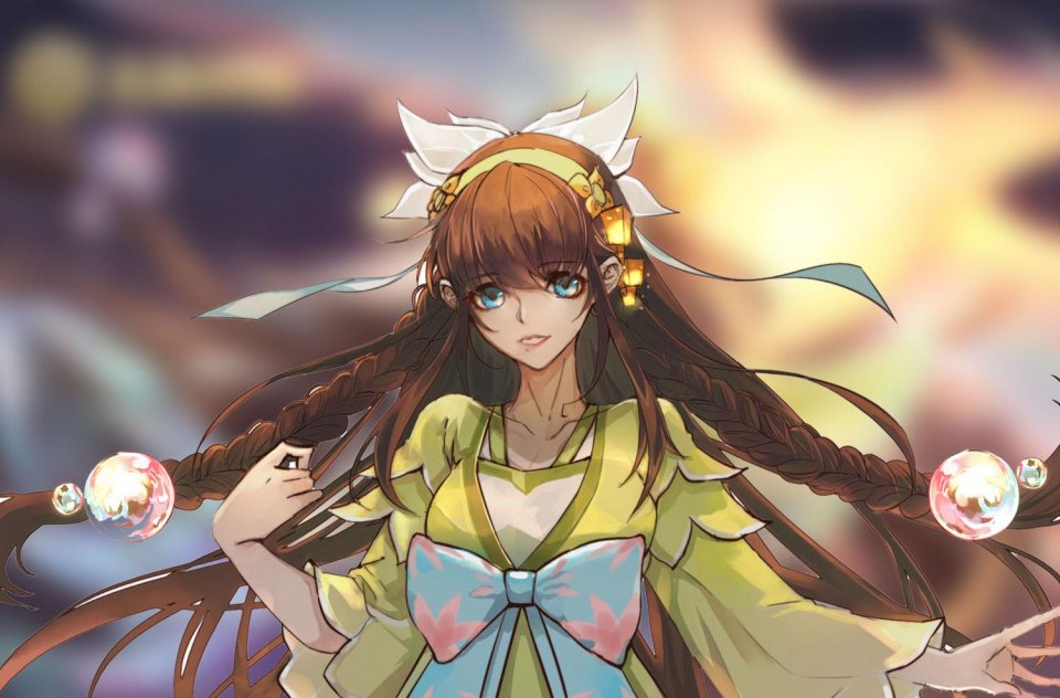 王者荣耀:玩家自制娜可露露晚萤星元皮肤,布料少了显得腿特别长_英雄