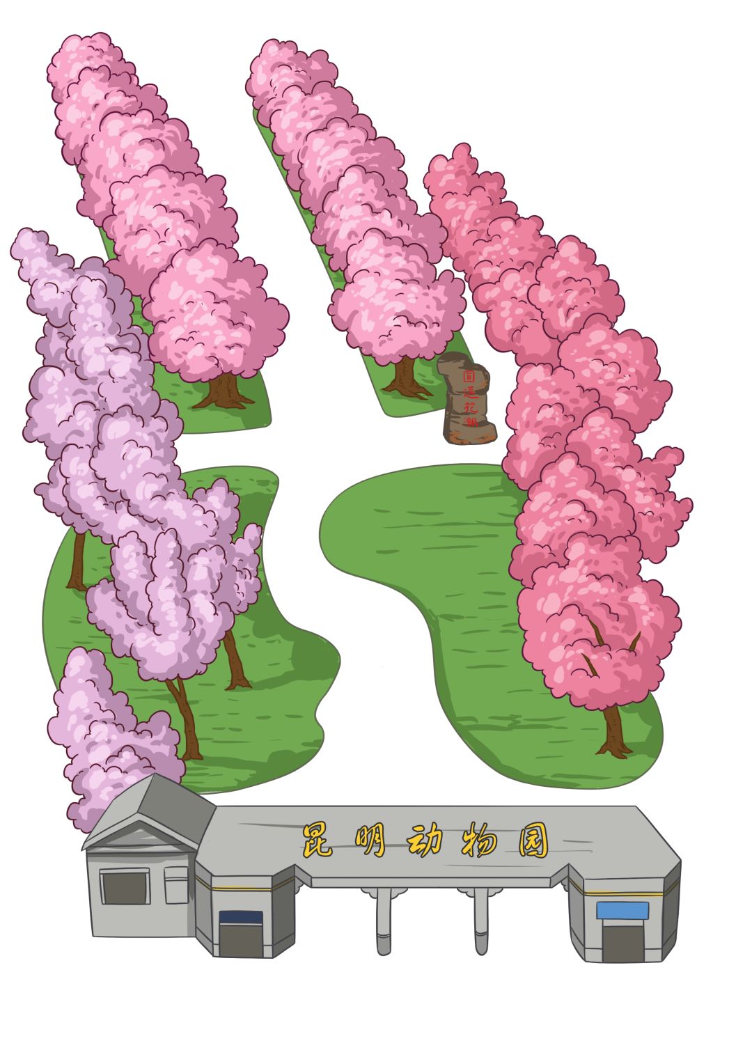 赴一场春暖花开之旅 | 手绘花都,把春城鲜花画进掌中_昆明