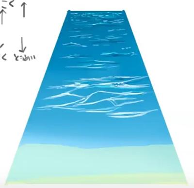 原来学画画这么简单?4步就能教你学会波浪,海面的画法