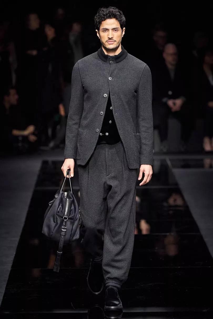 阿玛尼giorgioarmani2020秋冬男装秀