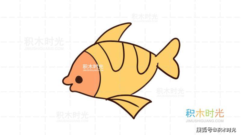 動物簡筆畫大全畫魚簡筆畫積木時光簡筆畫大全