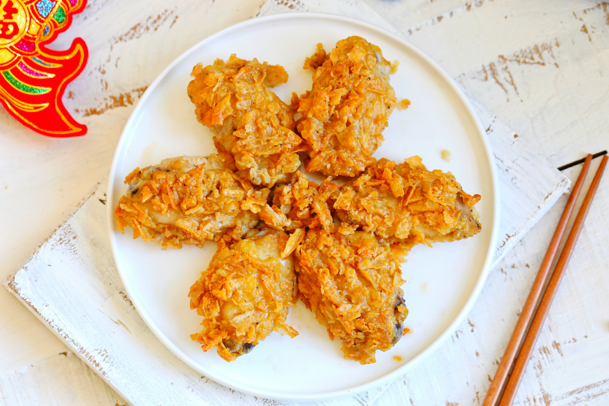 原创这菜寓意大鹏展翅外酥里嫩轻轻一碰就掉渣是零食也是下酒菜