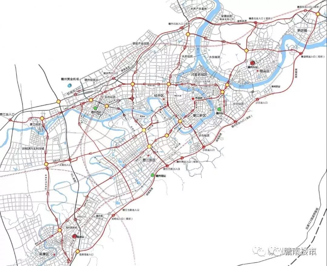 赣州上犹公路规划图图片